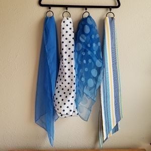 4 Vintage Scarves / Wraps